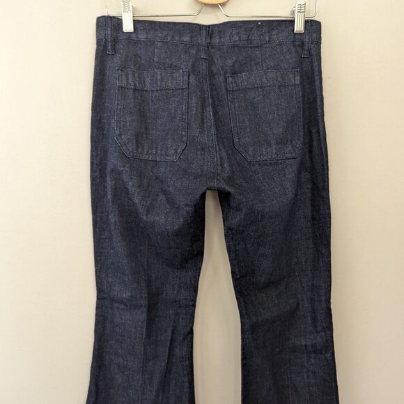 Polo Ralph Lauren Seamed Flare Trouser‎ Jeans High Rise Seafarer - Picture 9 of 16